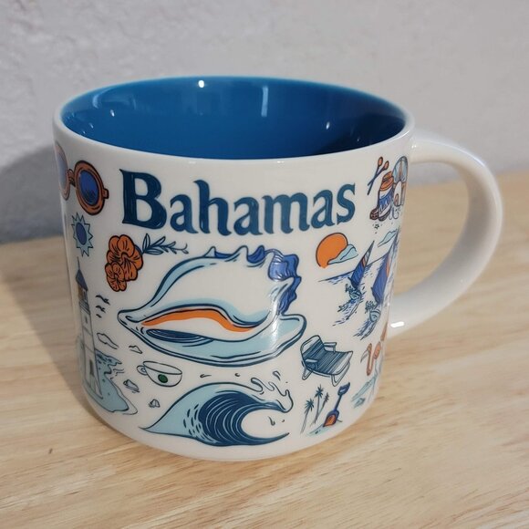 Starbucks Bahamas Been There Series Coffee Mug Ceramic Excellent Clean 14 oz - Picture 1 of 8